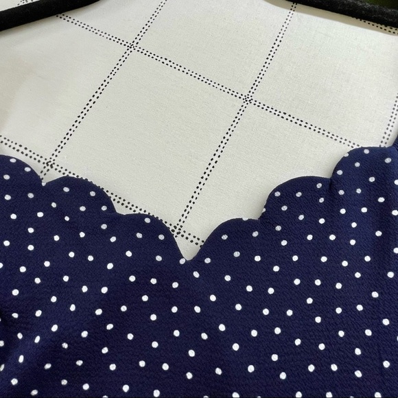 MONTEAU POLKA DOT TOP, SIZE M. - Picture 4 of 5